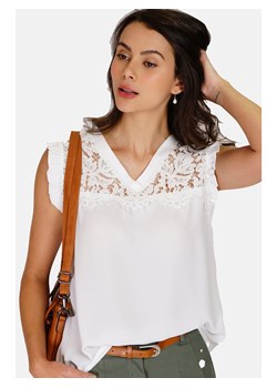 ASSUILI Koszulka w kolorze białym ze sklepu Limango Polska w kategorii Bluzki damskie - zdjęcie 173535096