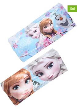Disney Frozen Opaski (2 szt.) &quot;Kraina Lodu&quot; w kolorze błękitnym ze wzorem do włosów ze sklepu Limango Polska w kategorii Opaski dziecięce - zdjęcie 173535599
