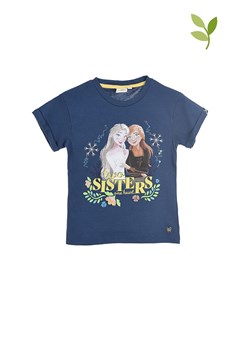 Disney Frozen Koszulka &quot;Kraina lodu&quot; w kolorze granatowym ze wzorem ze sklepu Limango Polska w kategorii Bluzki dziewczęce - zdjęcie 173535608