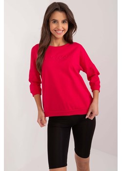Czerwona damska bluzka oversize z napisem Nice ze sklepu 5.10.15 w kategorii Bluzki damskie - zdjęcie 173536988