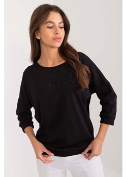 Czarna damska bluzka oversize z napisem Nice ze sklepu 5.10.15 w kategorii Bluzki damskie - zdjęcie 173536999