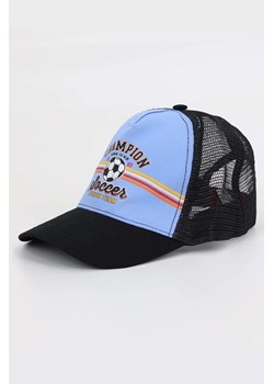 Czarna czapka z daszkiem chłopięca - piłka nożna ze sklepu 5.10.15 w kategorii Czapki dziecięce - zdjęcie 173537006