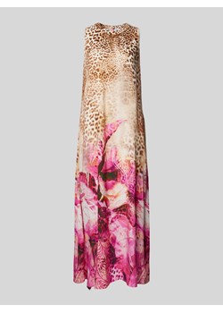 Długa sukienka z okrągłym dekoltem ze sklepu Peek&Cloppenburg  w kategorii Sukienki - zdjęcie 173537615