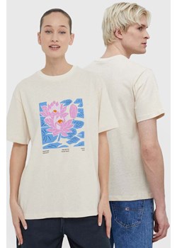 Kaotiko t-shirt bawełniany kolor beżowy z nadrukiem ze sklepu ANSWEAR.com w kategorii T-shirty męskie - zdjęcie 173538055