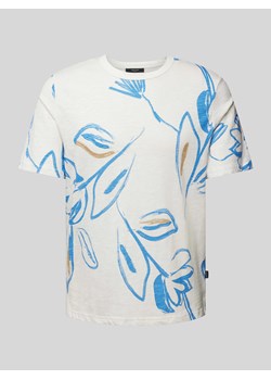 T-shirt z okrągłym dekoltem model ‘BLAPALMA’ ze sklepu Peek&Cloppenburg  w kategorii T-shirty męskie - zdjęcie 173538127