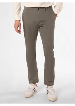 Tommy Hilfiger Spodnie - Bleecker Mężczyźni Bawełna trzcinowy jednolity ze sklepu vangraaf w kategorii Spodnie męskie - zdjęcie 173538615