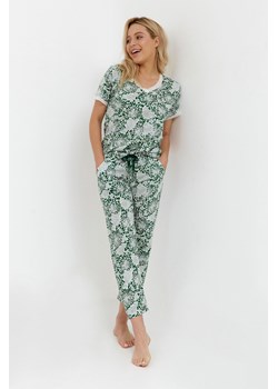 Piżama damska bawełniana Cana 238 zielona ze sklepu piubiu_pl w kategorii Piżamy damskie - zdjęcie 173539195