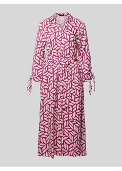 Sukienka midi z wiązanym paskiem ze sklepu Peek&Cloppenburg  w kategorii Sukienki - zdjęcie 173539797