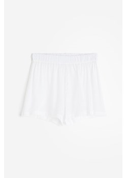 H & M - Krepowane szorty plażowe - Biały ze sklepu H&M w kategorii Szorty - zdjęcie 173540109