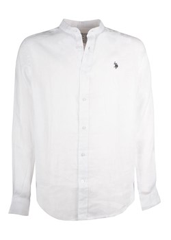 U.S. Polo Assn. Lniana koszula - Regular fit - w kolorze białym ze sklepu Limango Polska w kategorii Koszule męskie - zdjęcie 173540518