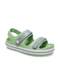 CROCS Sandały dziecięce Crockband Cruiser zielone ze sklepu taniesportowe.pl w kategorii Sandały dziecięce - zdjęcie 173540756