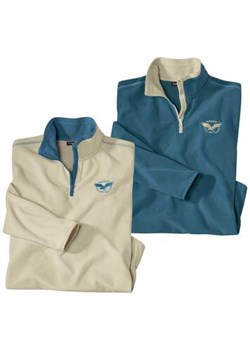 Zestaw 2 bluz z mikropolaru Eagle West ze sklepu Atlas For Men w kategorii Swetry męskie - zdjęcie 173541235