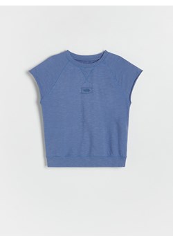 Reserved - Bawełniany t-shirt oversize - niebieski ze sklepu Reserved w kategorii T-shirty chłopięce - zdjęcie 173541617