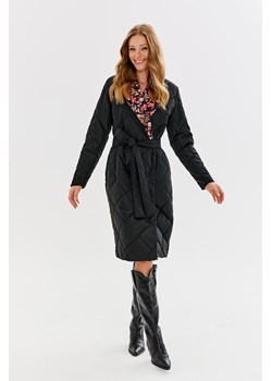 Płaszcz wiązany Midnight Garden XS ze sklepu NAOKO w kategorii Płaszcze damskie - zdjęcie 173541768