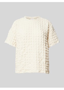 T-shirt z fakturowanym wzorem ze sklepu Peek&Cloppenburg  w kategorii Bluzki damskie - zdjęcie 173541998