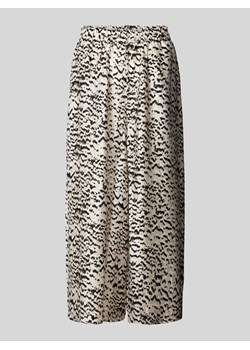 Spodnie materiałowe z szeroką,skróconą nogawką model ‘Philida’ ze sklepu Peek&Cloppenburg  w kategorii Spodnie damskie - zdjęcie 173542017