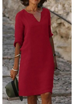 Sukienka FIOLMEA RED ze sklepu Ivet Shop w kategorii Sukienki - zdjęcie 173542198