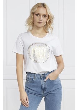 GUESS T-shirt WATCH LOGO EASY | Regular Fit ze sklepu Gomez Fashion Store w kategorii Bluzki damskie - zdjęcie 173542386