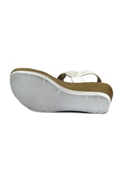 Sandały damskie ze skórzaną wkładką - INBLU EL-28 ,białe ze sklepu ulubioneobuwie w kategorii Sandały damskie - zdjęcie 173543448