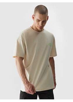 4F Koszulka w kolorze beżowym ze sklepu Limango Polska w kategorii T-shirty męskie - zdjęcie 173544878