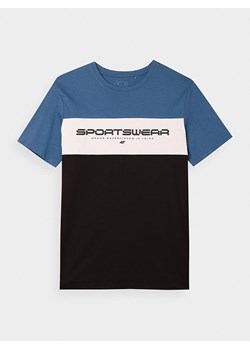 4F Koszulka w kolorze niebiesko-czarnym ze sklepu Limango Polska w kategorii T-shirty męskie - zdjęcie 173544885