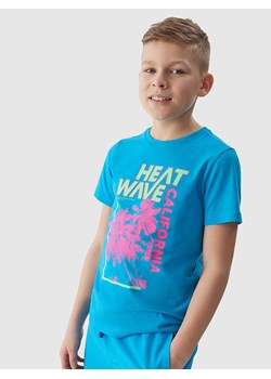 4F Koszulka w kolorze niebieskim ze sklepu Limango Polska w kategorii T-shirty chłopięce - zdjęcie 173545198