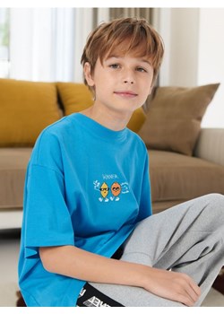 Sinsay - Koszulka - niebieski ze sklepu Sinsay w kategorii T-shirty chłopięce - zdjęcie 173545735