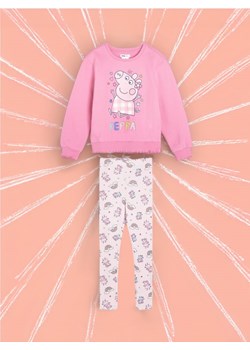 Sinsay - Komplet: bluza i legginsy Świnka Peppa - różowy ze sklepu Sinsay w kategorii Komplety dziewczęce - zdjęcie 173547056