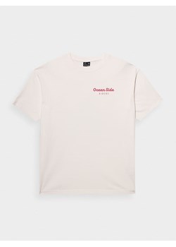 4F Koszulka w kolorze kremowym ze sklepu Limango Polska w kategorii Bluzki damskie - zdjęcie 173547885