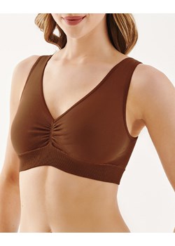 Bezszwowy top z marszczeniem Shape ze sklepu GABRIELLA w kategorii Biustonosze - zdjęcie 173548695