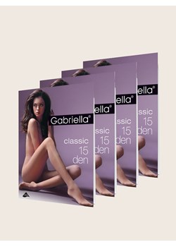 Zestaw 4 sztuk rajstop Classic 15 den ze sklepu GABRIELLA w kategorii Rajstopy - zdjęcie 173548967