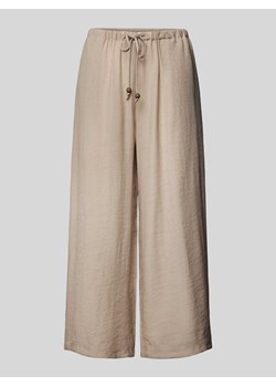 Kuloty o kroju regular fit z fakturowanym wzorem model ‘FAVOR’ ze sklepu Peek&Cloppenburg  w kategorii Spodnie damskie - zdjęcie 173550188
