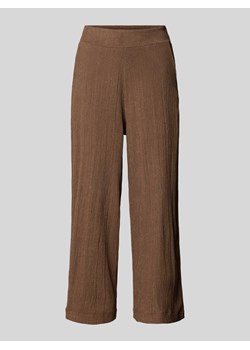 Kuloty o kroju regular fit z fakturowanym wzorem model ‘MELTIKO’ ze sklepu Peek&Cloppenburg  w kategorii Spodnie damskie - zdjęcie 173550209