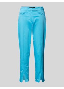 Spodnie materiałowe o kroju regular fit z kieszeniami z wypustką ze sklepu Peek&Cloppenburg  w kategorii Spodnie damskie - zdjęcie 173550289