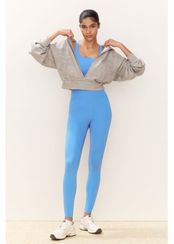 H & M - Sportowe legginsy DryMove z kieszonką - Niebieski ze sklepu H&M w kategorii Spodnie damskie - zdjęcie 173550378