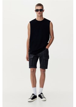 H & M - Dżinsowe szorty Slim - Czarny ze sklepu H&M w kategorii Spodenki męskie - zdjęcie 173550415
