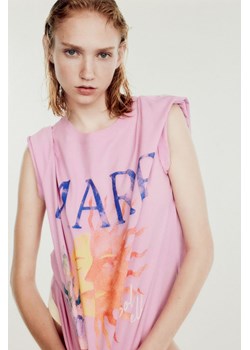 H & M - T-shirt z nadrukiem - Różowy ze sklepu H&M w kategorii Bluzki damskie - zdjęcie 173550465