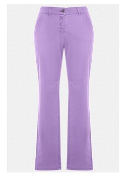 Ulla Popken Spodnie chino w kolorze fioletowym ze sklepu Limango Polska w kategorii Spodnie damskie - zdjęcie 173550807