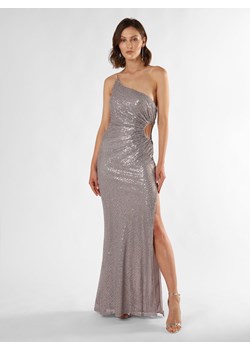 Luxuar Fashion Damska sukienka wieczorowa Kobiety srebrny jednolity ze sklepu vangraaf w kategorii Sukienki - zdjęcie 173551888