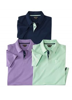 Zestaw 3 polo Casual ze sklepu Atlas For Men w kategorii T-shirty męskie - zdjęcie 173551967