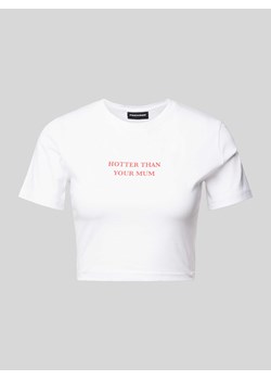 T-shirt krótki z nadrukiem z napisem model ‘REYNA’ ze sklepu Peek&Cloppenburg  w kategorii Bluzki damskie - zdjęcie 173552948