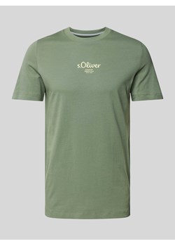 T-shirt z nadrukiem z logo ze sklepu Peek&Cloppenburg  w kategorii T-shirty męskie - zdjęcie 173552976