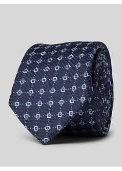 Krawat ze wzorem na całej powierzchni ze sklepu Peek&Cloppenburg  w kategorii Krawaty - zdjęcie 173553015