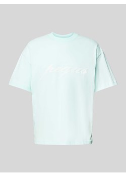 T-shirt o kroju oversized z nadrukiem z logo ze sklepu Peek&Cloppenburg  w kategorii T-shirty męskie - zdjęcie 173553077