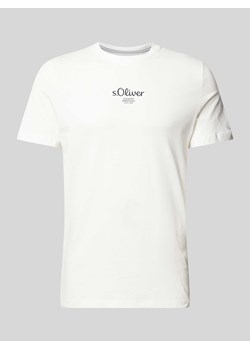 T-shirt z nadrukiem z logo ze sklepu Peek&Cloppenburg  w kategorii T-shirty męskie - zdjęcie 173553135