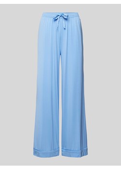 Spodnie od piżamy z szeroką nogawką i tunelem ze sklepu Peek&Cloppenburg  w kategorii Piżamy damskie - zdjęcie 173553238