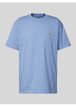 T-shirt z wyhaftowanym logo model ‘SCRIPT’ ze sklepu Peek&Cloppenburg  w kategorii T-shirty męskie - zdjęcie 173553268