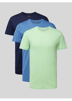 T-shirt z okrągłym dekoltem w zestawie 3 szt. model ‘CREW’ ze sklepu Peek&Cloppenburg  w kategorii T-shirty męskie - zdjęcie 173553286