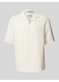 Koszula casualowa o kroju regular fit z obniżonymi ramionami ze sklepu Peek&Cloppenburg  w kategorii Koszule męskie - zdjęcie 173553288