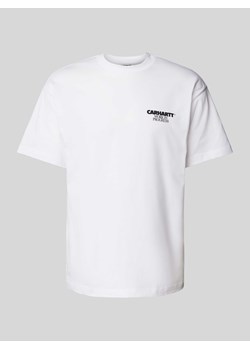 T-shirt z nadrukiem z logo model ‘DUCKS’ ze sklepu Peek&Cloppenburg  w kategorii T-shirty męskie - zdjęcie 173553435